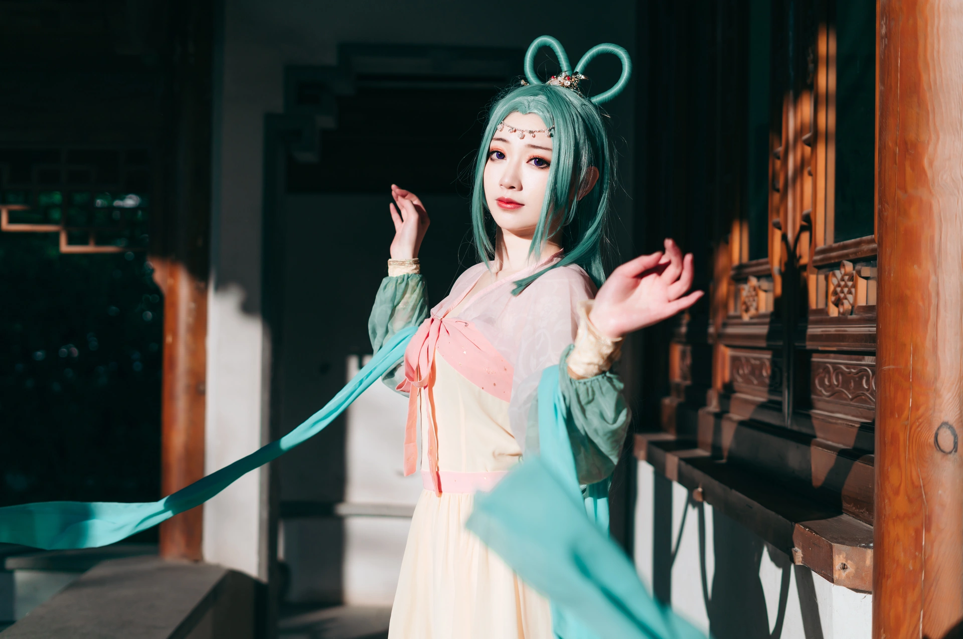 [YITUYU艺图语]2023.09.26 蓝兔宫装拟人 桃墨公子x 3